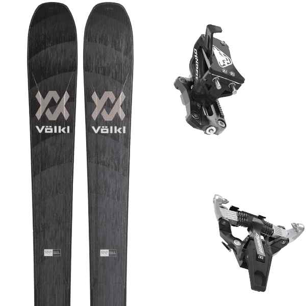VOLKL RISE 88 HIGH FLAT + DYNAFIT SPEED TURN BLACK/SILVER 1 VOLKL RISE 88 HIGH FLAT + DYNAFIT SPEED TURN BLACK/SILVER