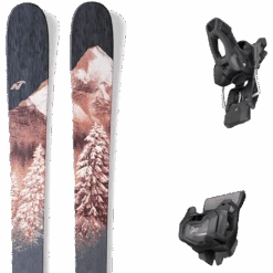 NORDICA SANTA ANA 98 BLACK PEACH + TYROLIA ATTACK 11 GW W/O BRAKE A