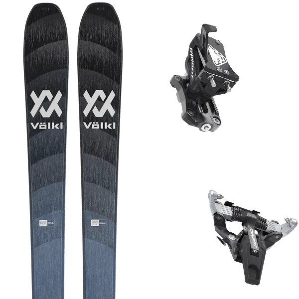 VOLKL RISE 84 BLACK/BLUE + DYNAFIT SPEED TURN BLACK/SILVER 1 VOLKL RISE 84 BLACK/BLUE + DYNAFIT SPEED TURN BLACK/SILVER