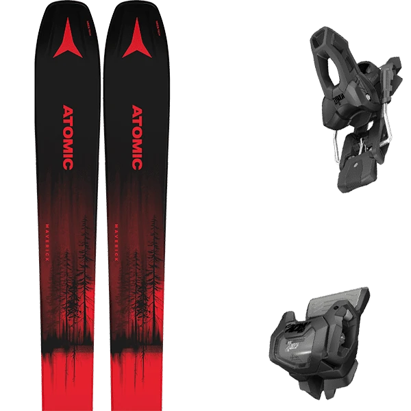 ATOMIC MAVERICK 95 TI RED METALI/BL + TYROLIA ATTACK 11 GW W/O BRAKE A 1 ATOMIC MAVERICK 95 TI RED METALI/BL + TYROLIA ATTACK 11 GW W/O BRAKE A