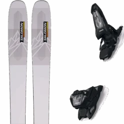 SALOMON N QST 106 EVEN HAZE/ACID G + MARKER GRIFFON 13 ID BLACK