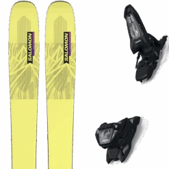 SALOMON N QST STELLA 106 YEL PEAR + MARKER GRIFFON 13 ID BLACK