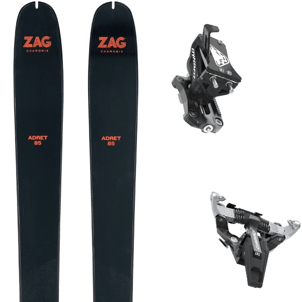 ZAG ADRET 85 + DYNAFIT SPEED TURN BLACK/SILVER 1 ZAG ADRET 85 + DYNAFIT SPEED TURN BLACK/SILVER