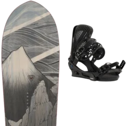 ROSSIGNOL XV SUSHI + BURTON GENESIS BLACK