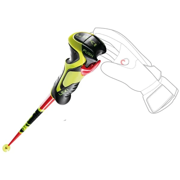 LEKI WORLDCUP LITE SL 3D RED/BLACK/NEON YELLOW 23 4 LEKI WORLDCUP LITE SL 3D RED/BLACK/NEON YELLOW 23 - Afbeelding 4