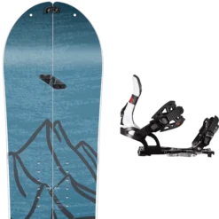 NITRO NOMAD + ROSSIGNOL XV SPLIT S/M BINDINGS + INTERFACE