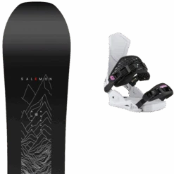 SALOMON SIGHT + DRAKE SUPER SPORT WHITE/BLACK