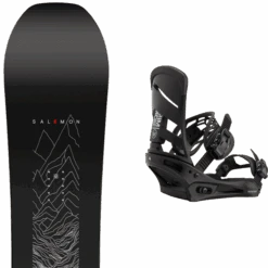 SALOMON SIGHT + BURTON MISSION BLACK