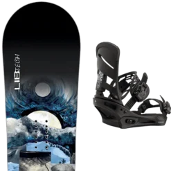 LIB TECH SKATE BANANA + BURTON MISSION BLACK