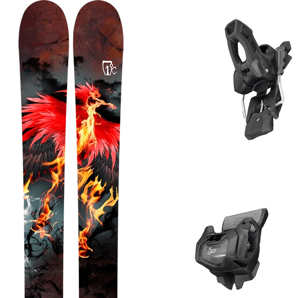 ICELANTIC NOMAD 115 + TYROLIA ATTACK 11 GW W/O BRAKE A 1 ICELANTIC NOMAD 115 + TYROLIA ATTACK 11 GW W/O BRAKE A