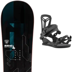 ROSSIGNOL DISTRICT WIDE BLACK + UNION FLITE PRO BLACK