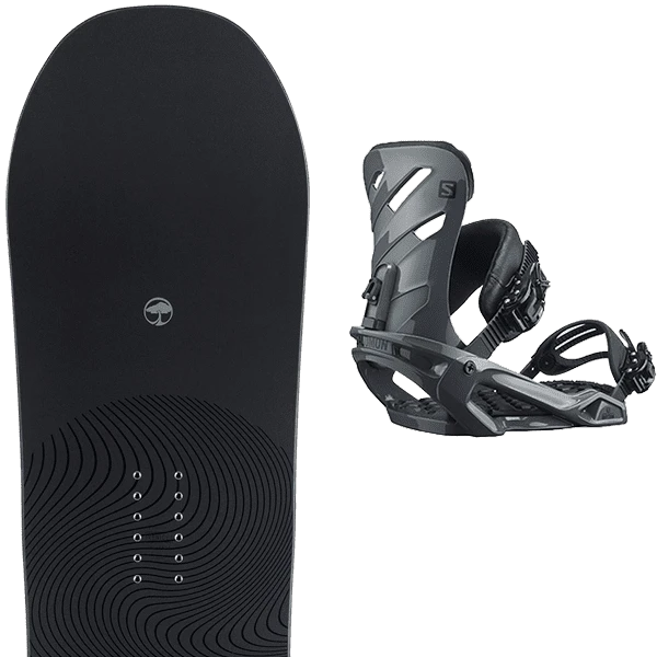 ARBOR FORMULA CAMBER + SALOMON RHYTHM STORMY WEATHER 1 ARBOR FORMULA CAMBER + SALOMON RHYTHM STORMY WEATHER