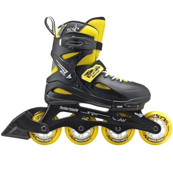 ROLLERBLADE FURY BLACK/YELLOW 23 1 ROLLERBLADE FURY BLACK/YELLOW 23