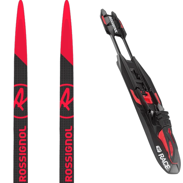ROSSIGNOL X-IUM R-SKIN IFP + ROSSIGNOL RACE CLASSIC BLACK RED 1 ROSSIGNOL X-IUM R-SKIN IFP + ROSSIGNOL RACE CLASSIC BLACK RED