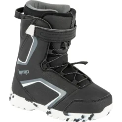 NITRO DROID QLS JR BLK WHT CHARCOAL 23