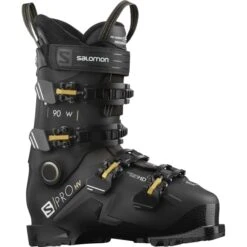 SALOMON S/PRO HV 90 W BLACK BELLUGA GOLDEN GLAW 22