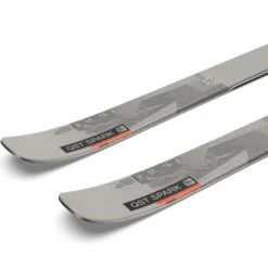 SALOMON QST SPARK GREY/ORANGE + MARKER GRIFFON 13 ID BLACK -Ski Winkel 9 94712 qst spark grey orange l41494400 05